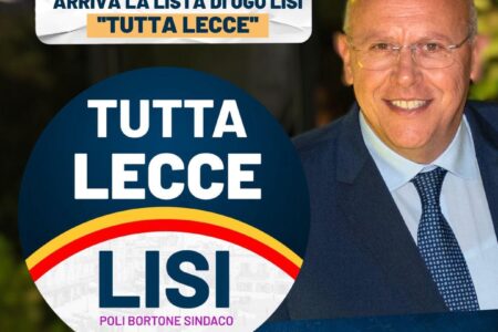 Arriva la lista di Ugo Lisi “Tutta Lecce”. Marti: “Sta per tornare il sole”