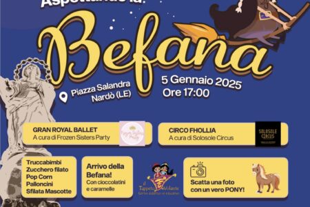 Aspettando la Befana” – 5 gennaio 2025 a Nardò